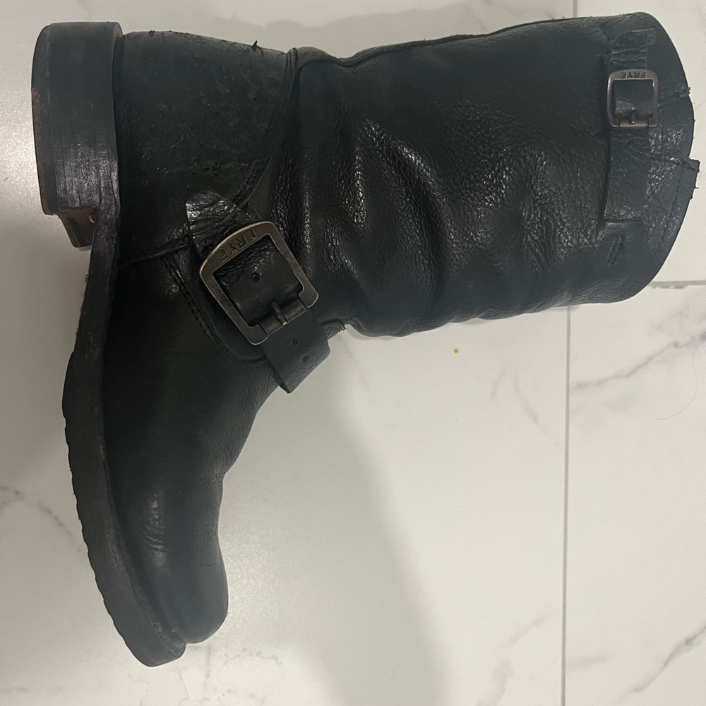 Frye black Moto boots